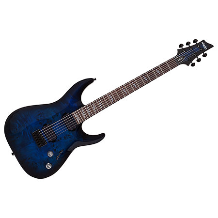 Omen Elite 6 - See Thru Blue Burst Schecter