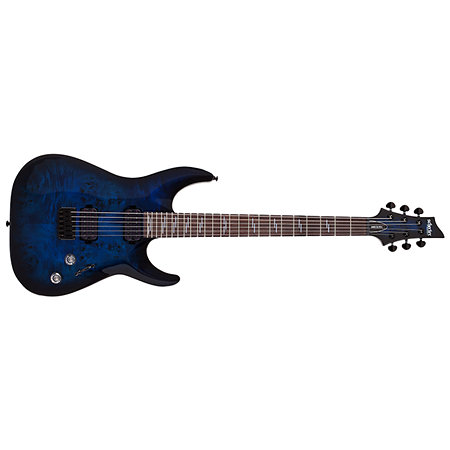 Omen Elite 6 - See Thru Blue Burst Schecter