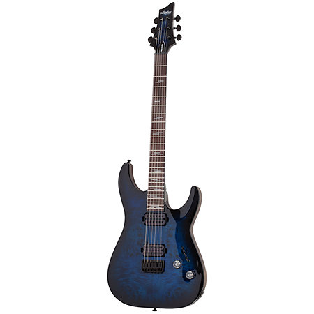 Omen Elite 6 - See Thru Blue Burst Schecter