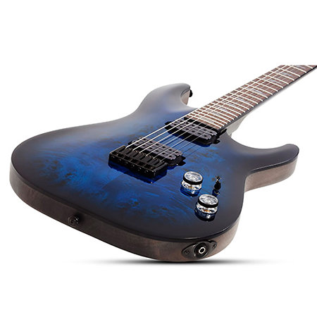 Omen Elite 6 - See Thru Blue Burst Schecter