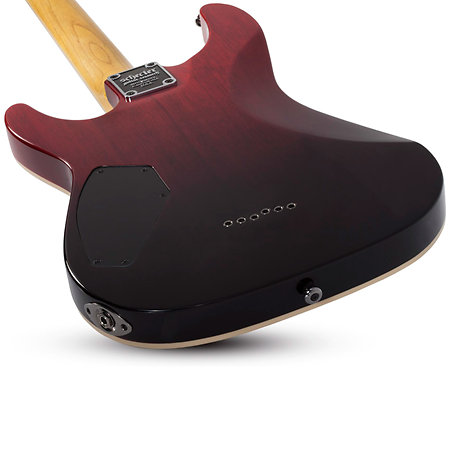 Omen Extreme-6, Blood Burst - Black Red Fade Schecter