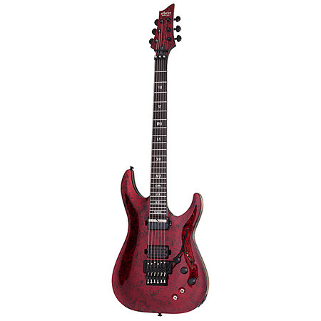 Apocalypse C-1 Floyd Rose, micro Sustainiac - Red Reign Schecter