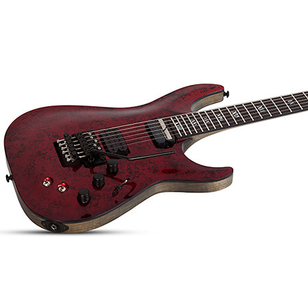 Apocalypse C-1 Floyd Rose, micro Sustainiac - Red Reign Schecter