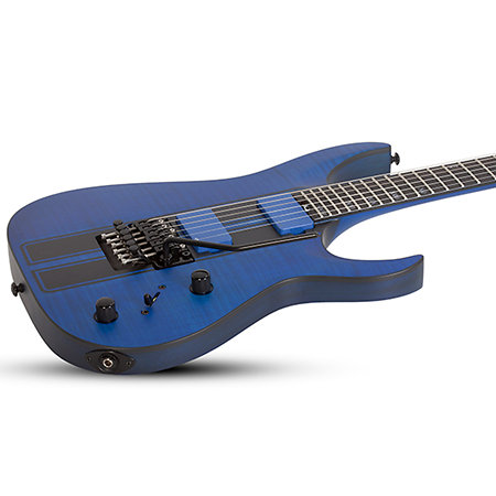 Banshee GT Floyd Rose - Trans Blue Schecter