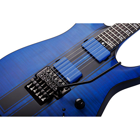 Banshee GT Floyd Rose - Trans Blue Schecter