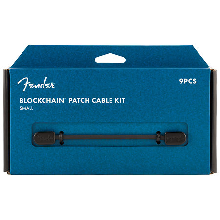 Fender Blockchain Patch Cable Kit Small Black
