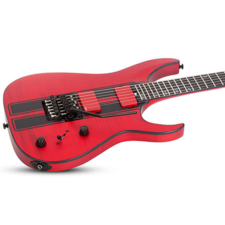 Banshee GT Floyd Rose - Trans Red Schecter