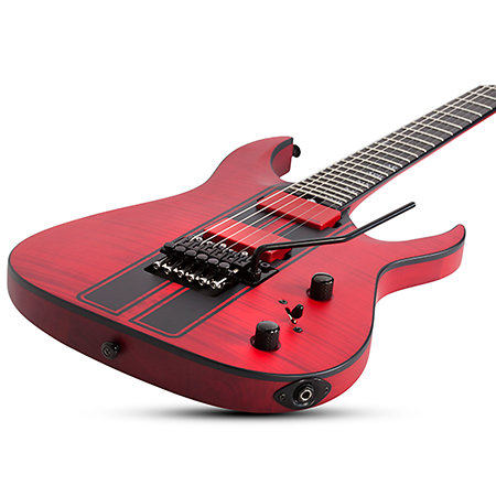 Banshee GT Floyd Rose - Trans Red Schecter