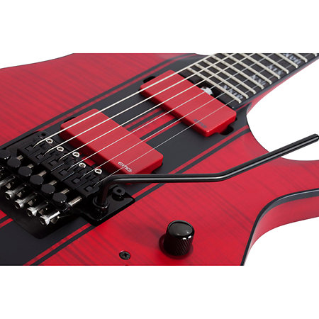 Banshee GT Floyd Rose - Trans Red Schecter