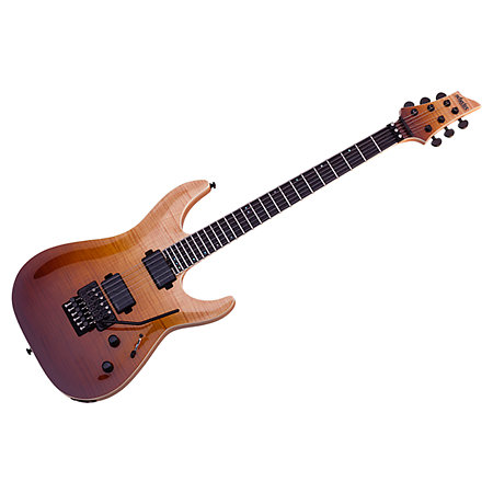 Schecter C-1 Floyd Rose SLS Elite - Antique Fade Burst