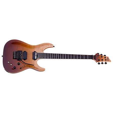 Schecter C-1 Floyd Rose SLS Elite, micro Sustainiac - Antique Fade Burst
