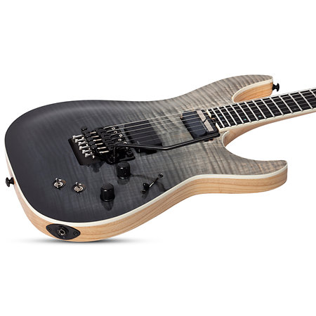 C-1 Floyd Rose SLS Elite, micro Sustainiac - Black Fade Burst Schecter