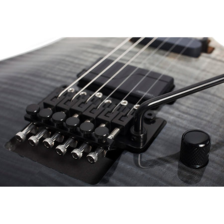 C-1 Floyd Rose SLS Elite, micro Sustainiac - Black Fade Burst Schecter