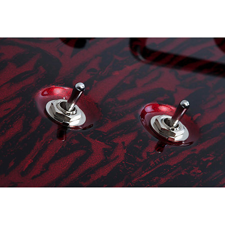 Schecter C-1 Silver Mountain Floyd Rose, micro Sustainiac - Blood Moon