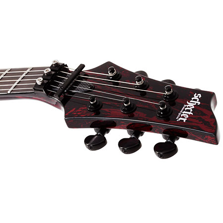 C-1 Silver Mountain Floyd Rose, micro Sustainiac - Blood Moon Schecter