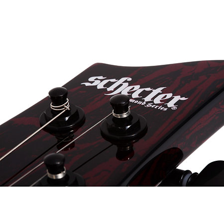 C-1 Silver Mountain Floyd Rose, micro Sustainiac - Blood Moon Schecter