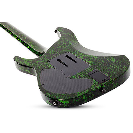 C-1 Silver Mountain Floyd Rose, micro Sustainiac - Toxic Venom Schecter