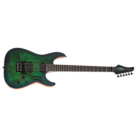 C-6 Pro Floyd - Aqua Burst Schecter