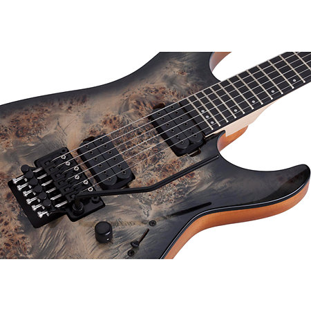 C-6 Pro Floyd - Charcoal Burst Schecter