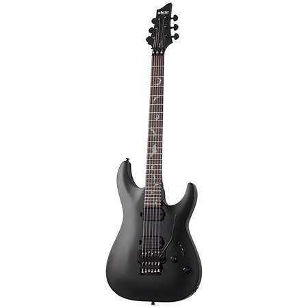 Damien 6 Floyd Rose - Satin Black Schecter