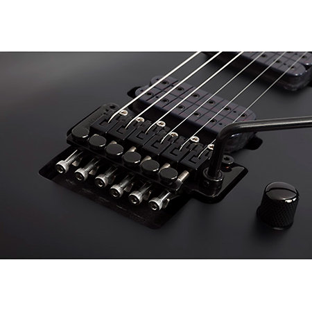 Damien 6 Floyd Rose - Satin Black Schecter