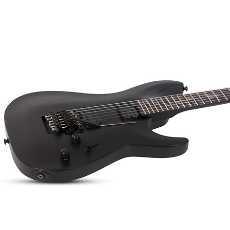 Damien 6 Floyd Rose - Satin Black Schecter