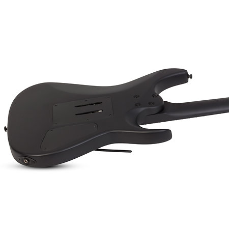 Damien 6 Floyd Rose - Satin Black gaucher Schecter