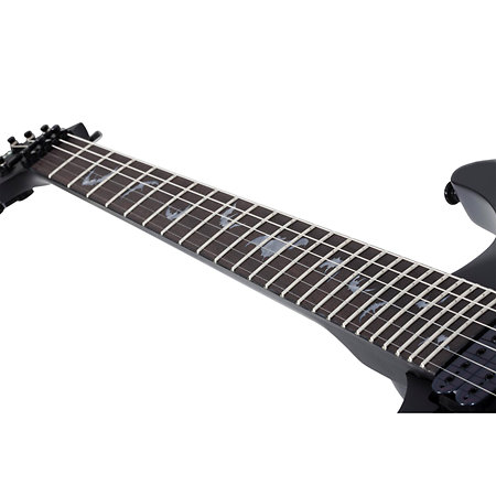 Damien 6 Floyd Rose - Satin Black gaucher Schecter