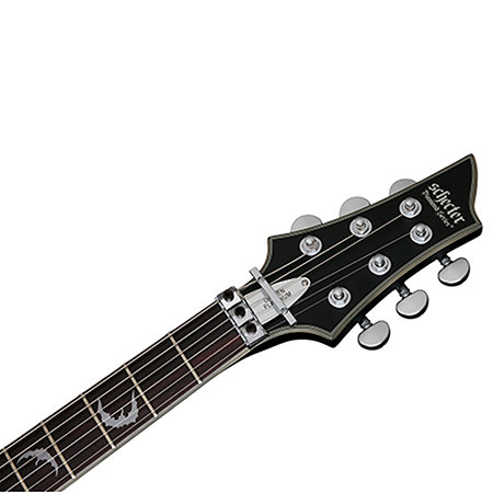 Damien Platinum Floyd, Sustainiac, gaucher - Satin Black Schecter