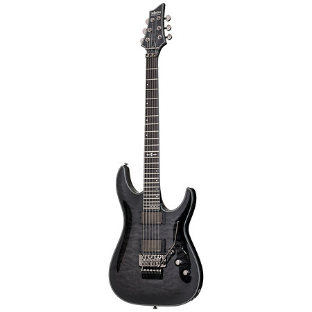 Hellraiser C-1 Hybrid Floyd - Trans Black Burst Schecter