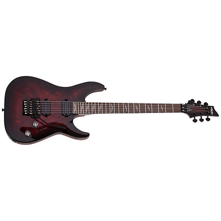 Omen Elite 6 Floyd Rose - Black Cherry Burst Schecter