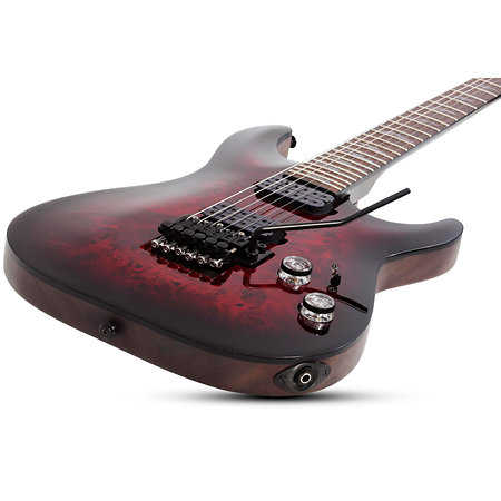 Omen Elite 6 Floyd Rose - Black Cherry Burst Schecter