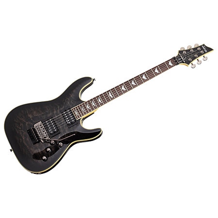 Schecter Omen Extreme-6 Floyd - See Through Black