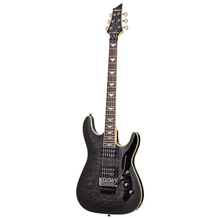 Omen Extreme-6 Floyd - See Through Black Schecter