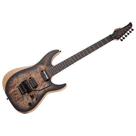 Schecter Reaper 6 Floyd Rose, micro Sustainiac - Charcoal Burst