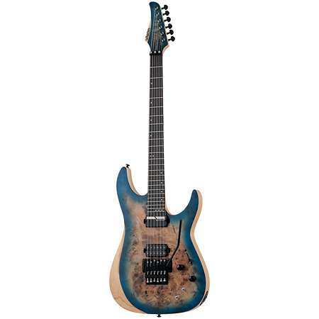 Reaper 6 Floyd Rose, micro Sustainiac - Sky Burst Schecter