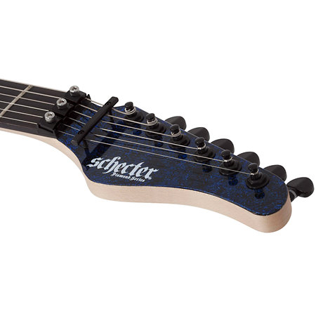 Sun Valley Super Shredder FR-S, Floyd Rose, micro Sustainiac - Blue Reign Schecter