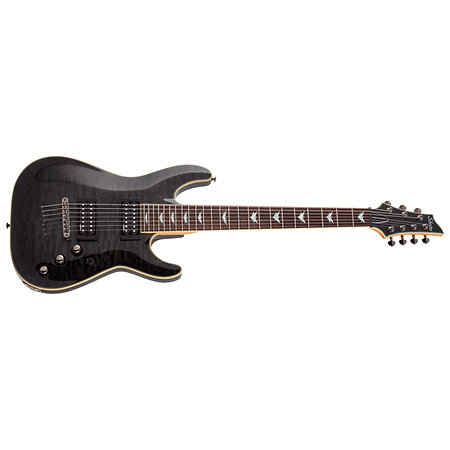 Omen Extreme-7 - See Through Black Schecter