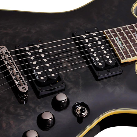 Omen Extreme-7 - See Through Black Schecter