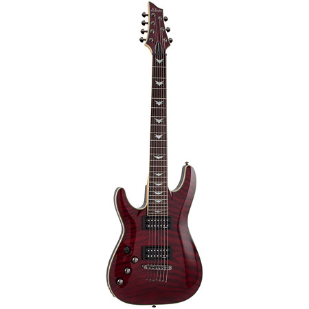 Omen Extreme-7, gaucher - Black Cherry Schecter