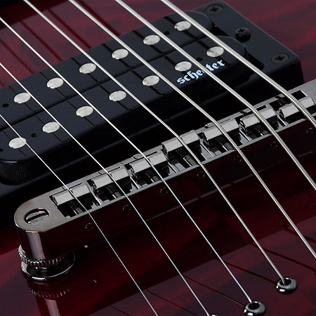 Omen Extreme-7, gaucher - Black Cherry Schecter