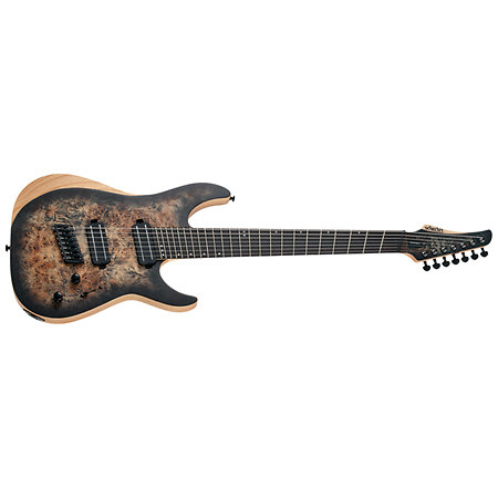 Reaper 7 multi scale - Charcoal Burst Schecter