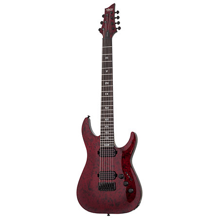 Apocalypse C-7 chevalet fixe - Red Reign Schecter