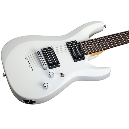 C-7 Deluxe - Satin White Schecter