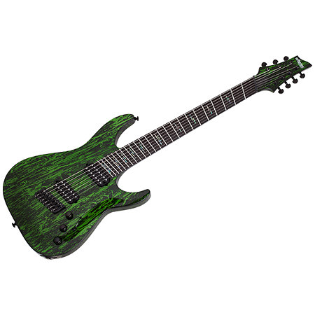 Schecter C-7 Multi-Scale Silver Mountain - Toxic Venom