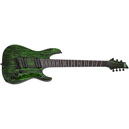 C-7 Multi-Scale Silver Mountain - Toxic Venom Schecter
