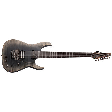 Banshee Mach 7 Floyd Rose, micro Sustainiac - Fallout Burst Schecter