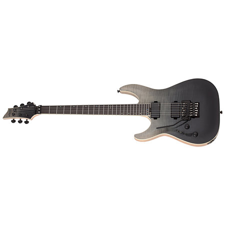 Schecter C-7 Floyd Rose SLS Elite, gaucher - Black Fade Burst