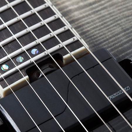 C-7 SLS Elite, gaucher - Black Fade Burst Schecter