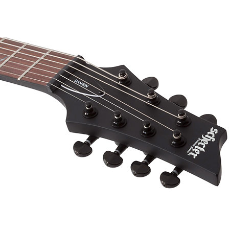 Damien 7 - Satin Black Schecter